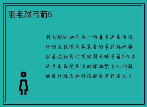 羽毛球弓箭5
